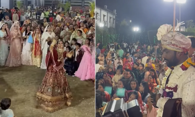 दूल्हे की एंट्री पर दुल्हन ने काजोल के गाने पर झूमकर किया ऐसा डांस लोग भूल गए शादी, यूजर्स बोले- रोंगटे खड़े हो गए